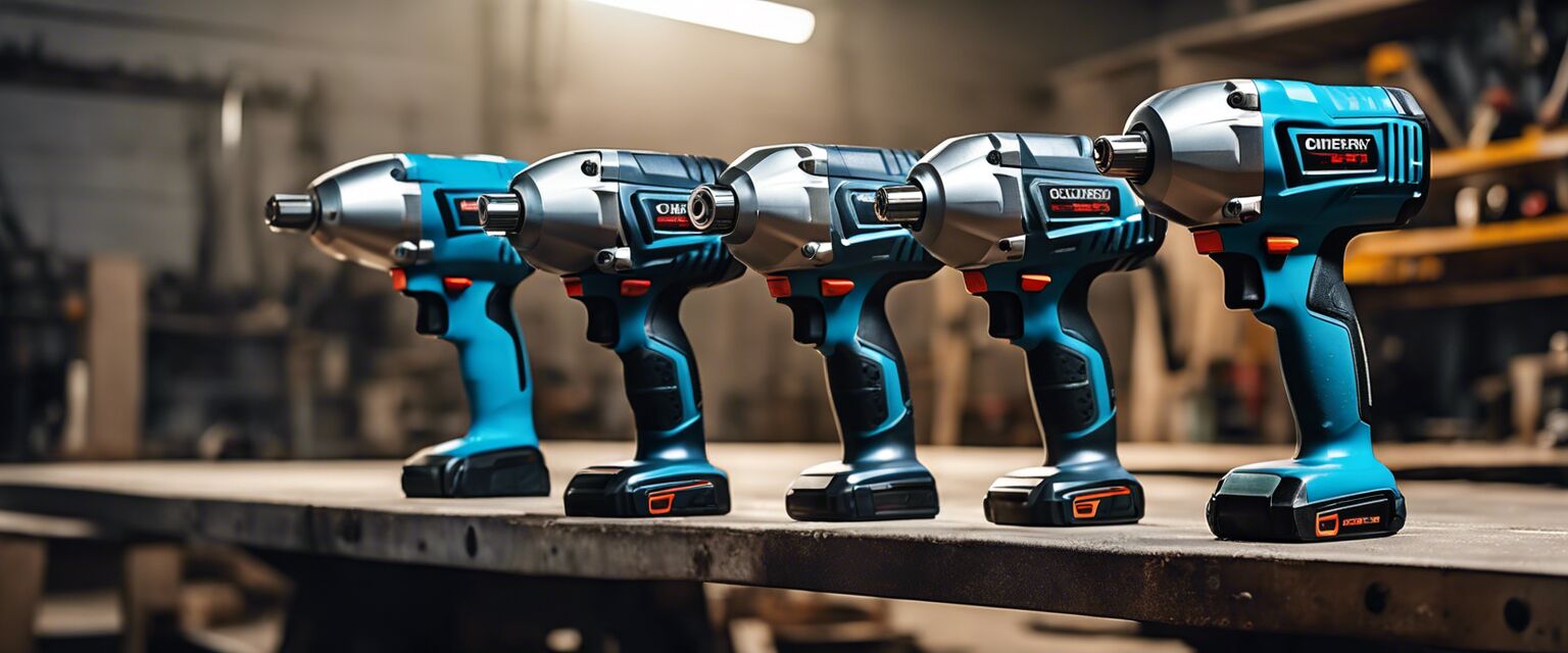 Comparison of cordless impact wrenches